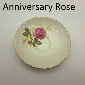 Ridgway Anniversary Rose Orphan Saucer